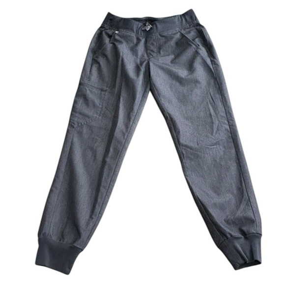 FIGS Women Zamora Jogger Scrub Pants Sz Small Graphite Gray Drawstring Uniform - Picture 7 of 8